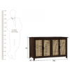 The Attic California Sideboard|Walnut Matte Finish