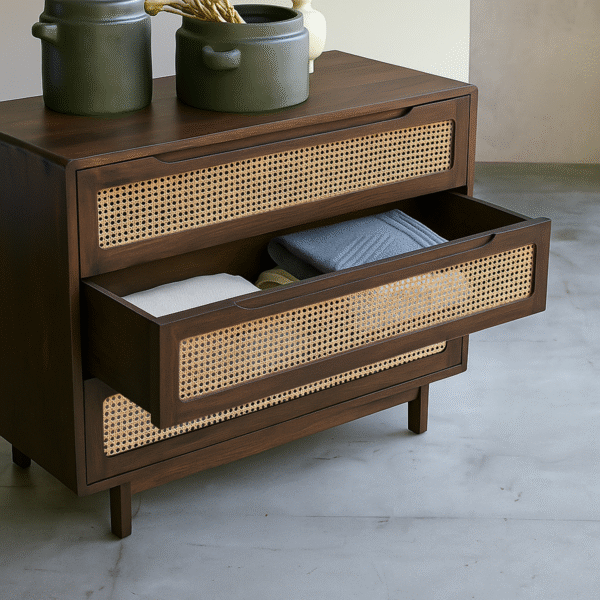 KL-2171W (4) The Attic Panamara Chest of Drawers|Walnut Matte Finish
