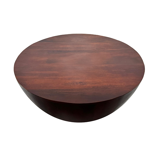 The Attic Roman Coffee Table|Coffee Table for Living Room|Solid Wood Centre Table|Honey Matte Finish