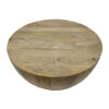 The Attic Roman Coffee Table|Coffee Table for Living Room|Solid Wood Centre Table|Natural Matte Finish