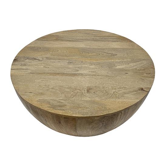 The Attic Roman Coffee Table|Coffee Table for Living Room|Solid Wood Centre Table|Natural Matte Finish