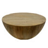 The Attic Roman Coffee Table|Coffee Table for Living Room|Solid Wood Centre Table|Natural Matte Finish