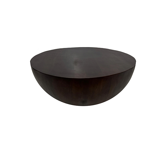 The Attic Roman Coffee Table|Coffee Table for Living Room|Solid Wood Centre Table|Walnut Matte Finish