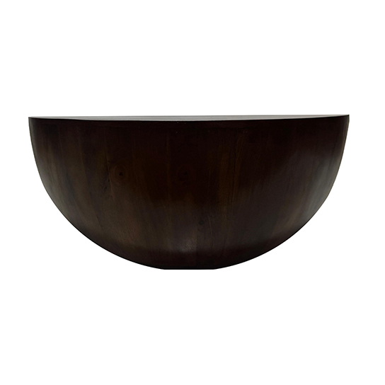 The Attic Roman Coffee Table|Coffee Table for Living Room|Solid Wood Centre Table|Walnut Matte Finish