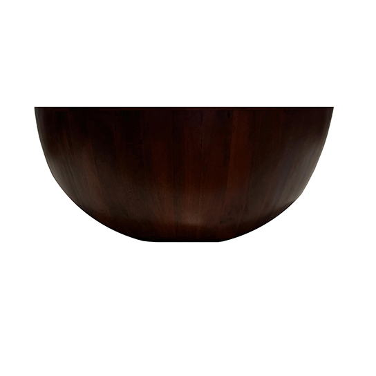 The Attic Roman Coffee Table|Coffee Table for Living Room|Solid Wood Centre Table|Walnut Matte Finish