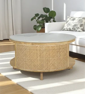 KL-2346Nat (1) The Attic Toros Coffee Table|Natural Matte Finish