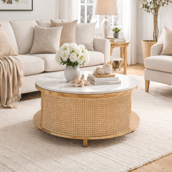 The Attic Toros Coffee Table|Natural Matte Finish