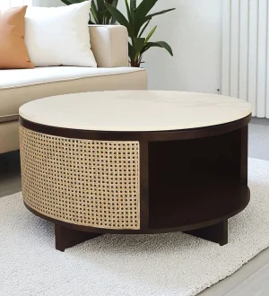 KL-2346W (1) The Attic Toros Coffee Table|Walnut Matte Finish