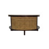 The Attic Toros Coffee Table|Coffee Table for Living Room|Solid Wood Centre Table|Walnut Matte Finish