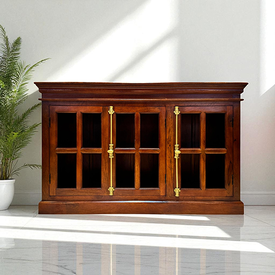 KL-2352HG (1) The Attic Oregon 3 Door Sideboard,Honey Matte Finish