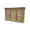 The Attic Oregon 3 Door Sideboard with Cane,Natural Matte Finish