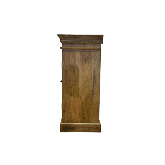 The Attic Oregon 3 Door Sideboard with Cane,Natural Matte Finish