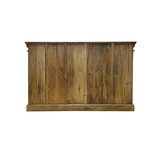 The Attic Oregon 3 Door Sideboard with Cane,Natural Matte Finish