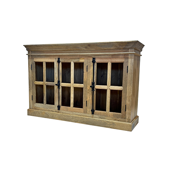 The Attic Oregon 3 Door Sideboard,Natural Matte Finish