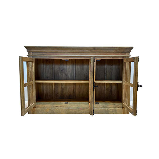 The Attic Oregon 3 Door Sideboard,Natural Matte Finish