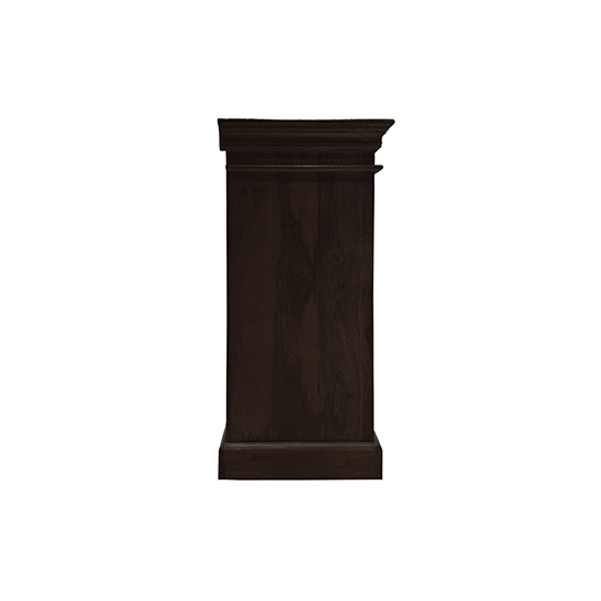 The Attic Oregon 3 Door Sideboard with Cane,Walnut Matte Finish