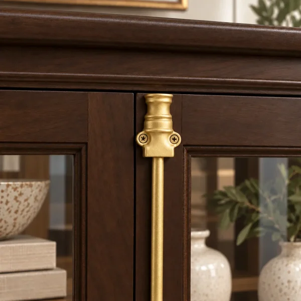 The Attic Oregon 3 Door Sideboard,Walnut Matte Finish