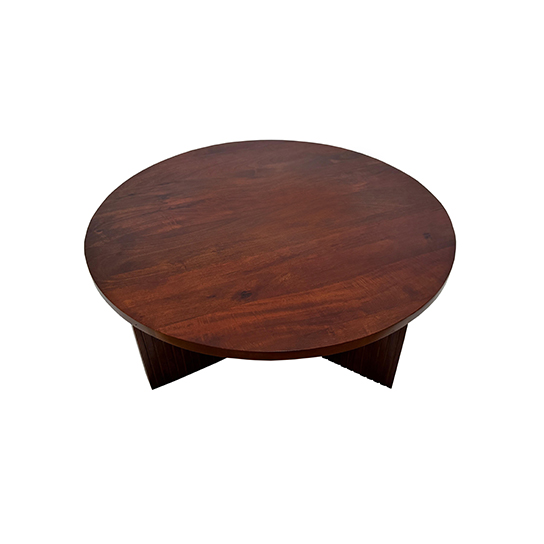 The Attic Bolohna Coffee Table,Coffee Table for Living Room,Solid Wood Centre Table,Honey Matte Finish