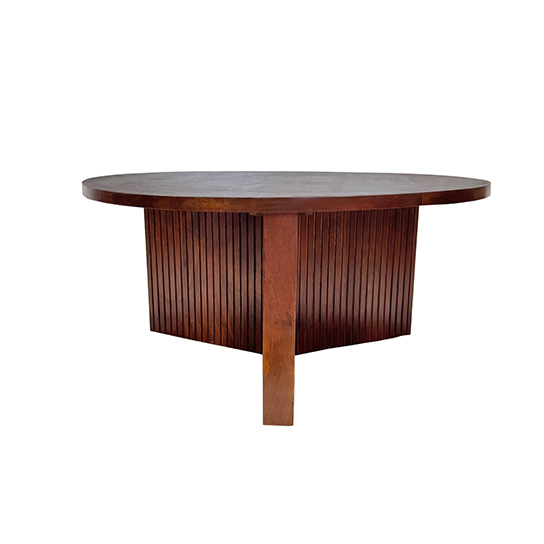 The Attic Bolohna Coffee Table,Coffee Table for Living Room,Solid Wood Centre Table,Honey Matte Finish