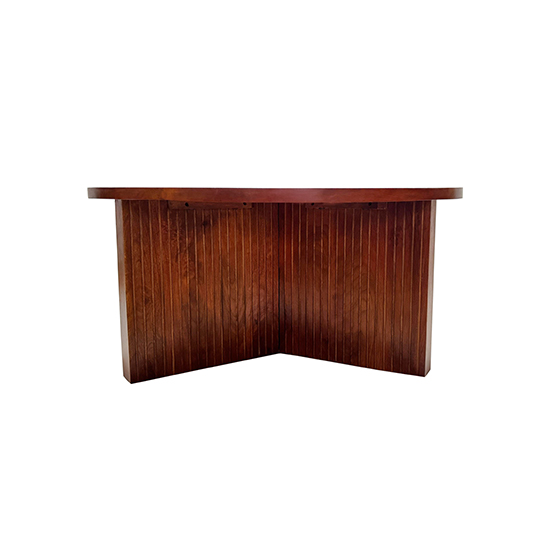 The Attic Bolohna Coffee Table,Coffee Table for Living Room,Solid Wood Centre Table,Honey Matte Finish