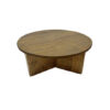 The Attic Bolohna Coffee Table,Coffee Table for Living Room,Solid Wood Centre Table,Natural Matte Finish