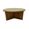 The Attic Bolohna Coffee Table,Coffee Table for Living Room,Solid Wood Centre Table,Natural Matte Finish