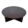 The Attic Bolohna Coffee Table,Coffee Table for Living Room,Solid Wood Centre Table,Walnut Matte Finish