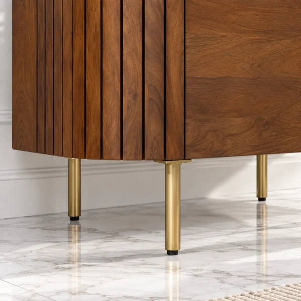 The Attic 2 Door Carlston Sideboard, Teak Matte Finish