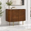 The Attic 2 Door Carlston Sideboard, Teak Matte Finish