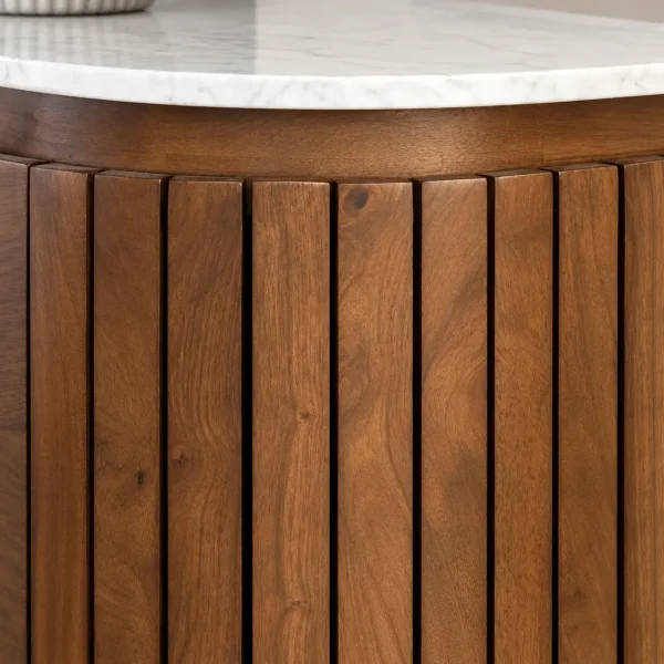 The Attic 2 Door Carlston Sideboard, Teak Matte Finish