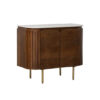 The Attic 2 Door Carlston Sideboard,Multipurpose Cabinet for Kitchen and Living Room Storage,Classy Sideboard,Solid Mango Wood,Provential Teak Matte Finish