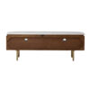 The Attic Carlston TV Cabinet Large,Solid Wood Sideboard TV Cabinet for Living Room,Classy TV Cabinet,Wooden Free Standing TV Unit Side Board Table with Storage,Provential Teak Matte Finish