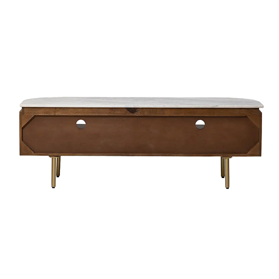 The Attic Carlston TV Cabinet Large,Solid Wood Sideboard TV Cabinet for Living Room,Classy TV Cabinet,Wooden Free Standing TV Unit Side Board Table with Storage,Provential Teak Matte Finish