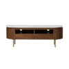 The Attic Carlston TV Cabinet Large,Solid Wood Sideboard TV Cabinet for Living Room,Classy TV Cabinet,Wooden Free Standing TV Unit Side Board Table with Storage,Provential Teak Matte Finish