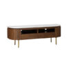 The Attic Carlston TV Cabinet Large,Solid Wood Sideboard TV Cabinet for Living Room,Classy TV Cabinet,Wooden Free Standing TV Unit Side Board Table with Storage,Provential Teak Matte Finish