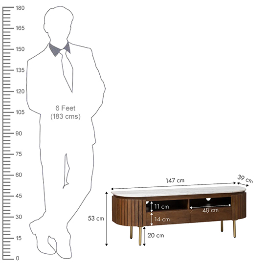 The Attic Carlston TV Cabinet Large,Solid Wood Sideboard TV Cabinet for Living Room,Classy TV Cabinet,Wooden Free Standing TV Unit Side Board Table with Storage,Provential Teak Matte Finish