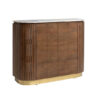 The Attic Carlston Bar Cabinet,Hard and Soft Drinks Bar Storage Cabinet,Wine Wisky Scotch,Bar for Home,Solid Mango Wood,Provential Teak Matte Finish