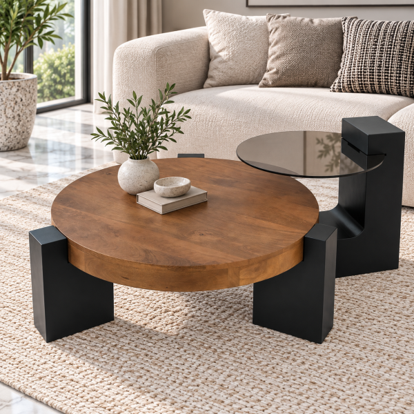 KL-2402 (1) The Attic Josephine Coffee Table Set