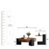 The Attic Josephine Coffee Table Set