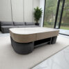 KL-2410 (1) The Attic Victoria Coffee Table Set with 2 stools