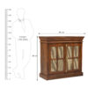 KL-2284HC (6) The Attic Oregon Sideboard Small Honey cane,Honey Matte Finish