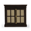 The Attic Oregon Sideboard Small Walnut cane,Walnut Matte Finish