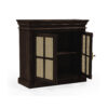 The Attic Oregon Sideboard Small Walnut cane,Walnut Matte Finish