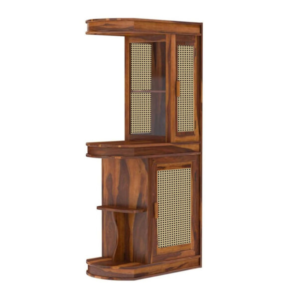The Attic Jaigarh Bar Cabinet|Honey Finish