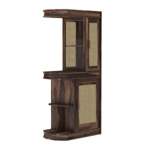 The Attic Jaigarh Bar Cabinet|Walnut Finish