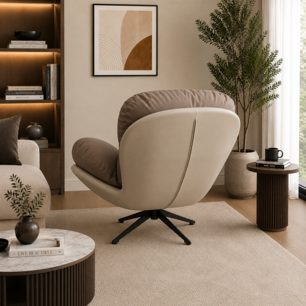 ChatGPT Image Jun 10, 2026, 06_40_29 PM The Attic Shella Lounge Chair, Brown, Caramel, Cream