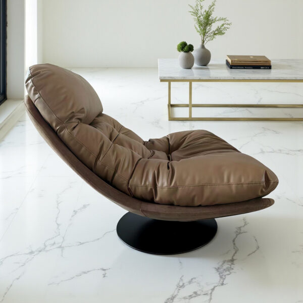 The Attic Nest Lounge Chair,Chocolate
