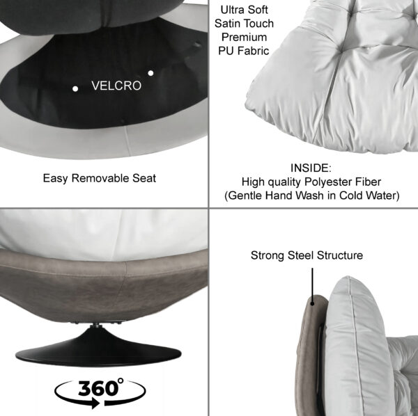 The Attic Nest Lounge Chair,Chocolate