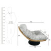 The Attic Nest Lounge Chair,Chocolate