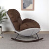 The Attic Rocksy Lounge chair,  Light Grey & Brown
